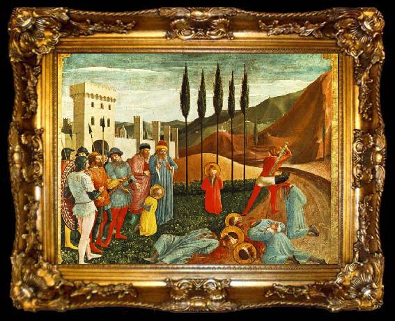 framed  ANGELICO  Fra Beheading of Saint Cosmas and Saint Damian, ta009-2